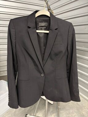 J. Crew Black Single-Button Women's Tailored Blazer